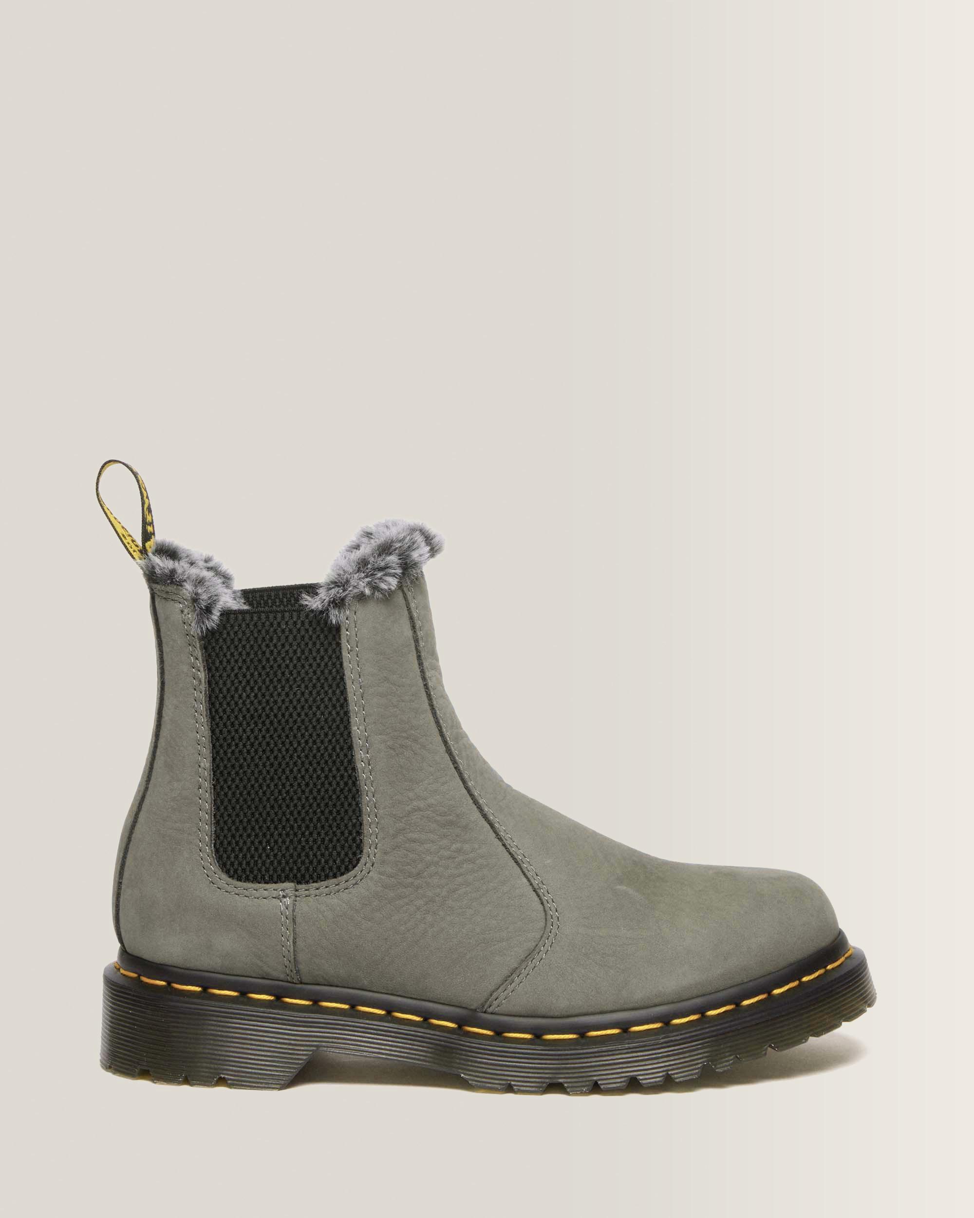 2976 Leonore Faux Fur Lined Nubuck Chelsea Boots