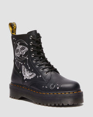 JADON CELESTIAL MOTH EMBROIDERED PLATFORM BOOT
