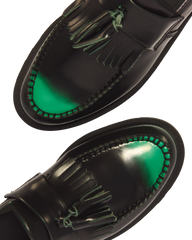Adrian Tassel Arcadia Rub Off Leather Loafers