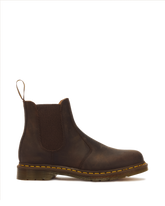 2976 Yellow Stitch Crazy Horse Leather Chelsea Boots
