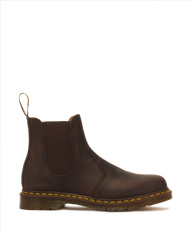2976 Yellow Stitch Crazy Horse Leather Chelsea Boots
