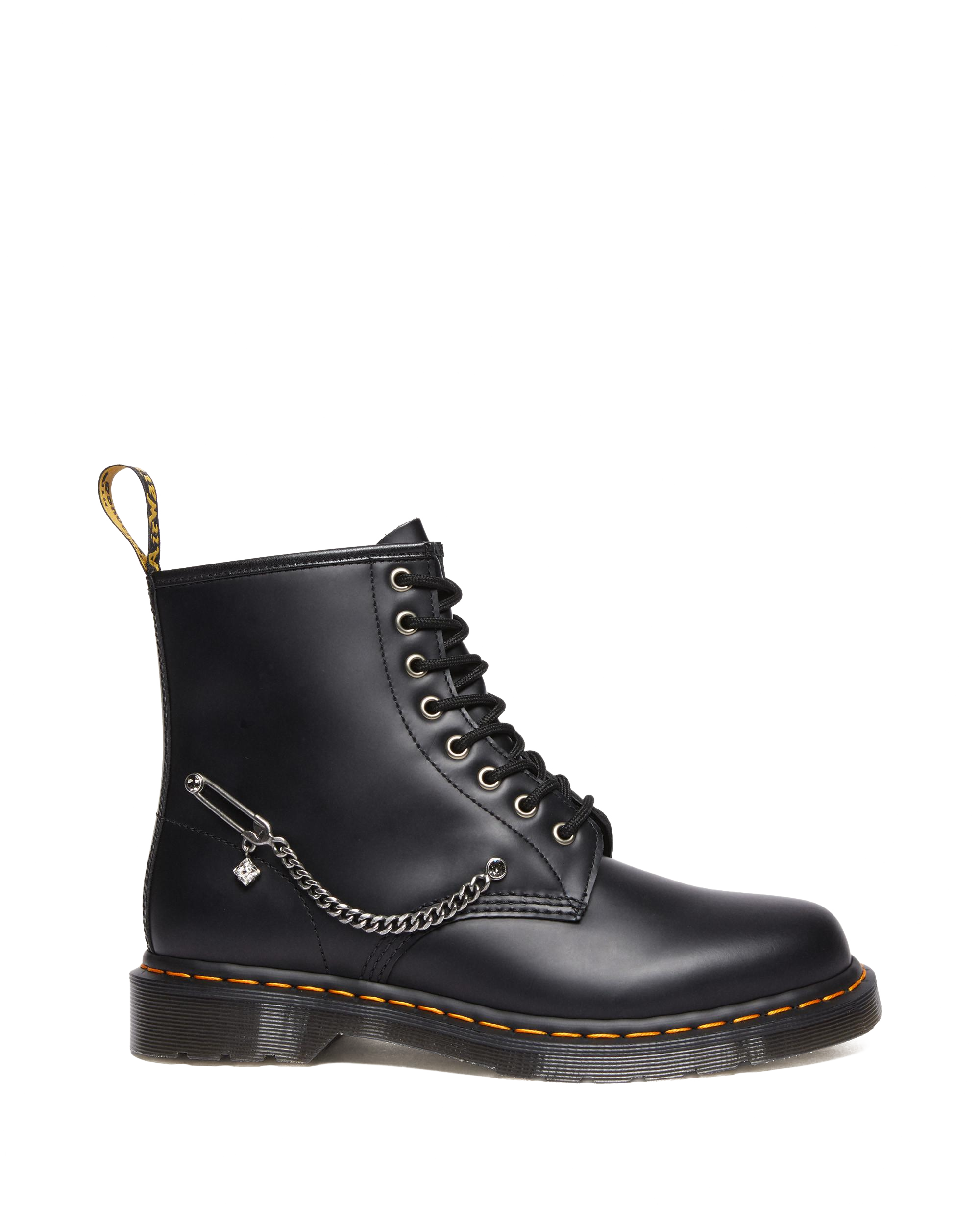 1460 Swarovski Leather Lace Up Boots