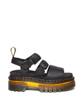 Ricki Contrast Sole Leather 3-Strap Platform Sandals