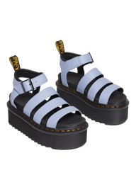 Blaire Pisa Leather Platform Strap Sandals