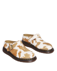 Isham Hair-On Cow Print Slingback Mules