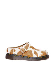 Isham Hair-On Cow Print Slingback Mules