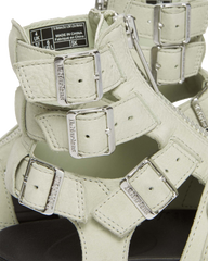 Olson Tumbled Nubuck Leather Gladiator Zip Sandals