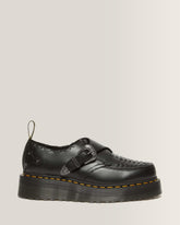 Ramsey Woven Smooth Leather Platform Creepers