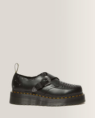 Ramsey Woven Smooth Leather Platform Creepers