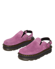 Zebzag Suede Casual Slingback Platform Mules
