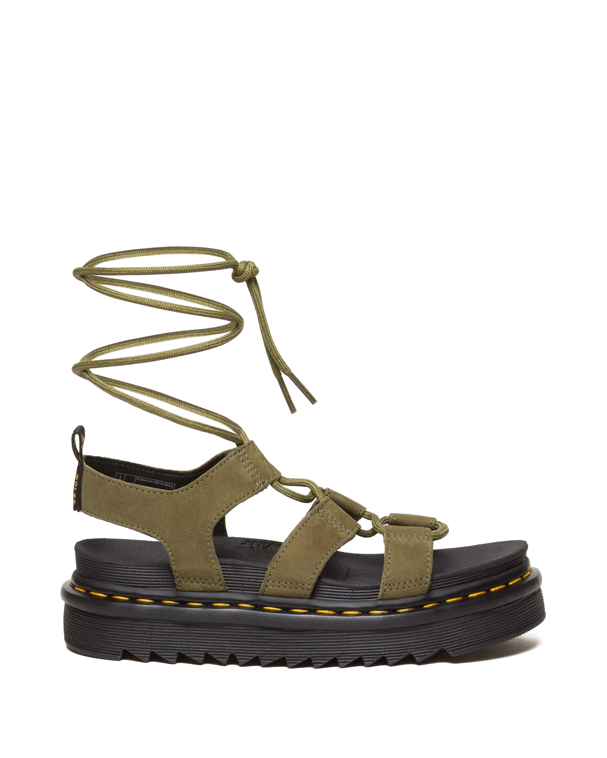 Nartilla Tumbled Nubuck Leather Gladiator Sandals