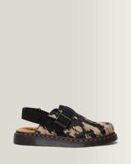 Jorge Ii Contrast Hair On Slingback Mule