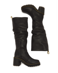 Kasey Virginia Leather Tall Heeled Boots