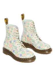 1460 Pascal floral reclaimed leather boots