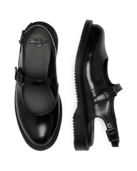 Madaline Mary Jane Smooth Leather Sling Back Shoes