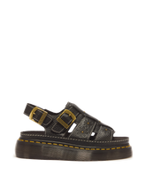 Wrenlie Open Toe Nappa Leather Fisherman Platform Sandals