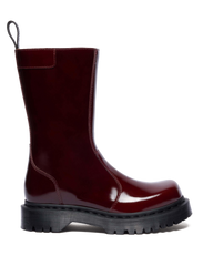 Rejena Lacquered Leather Boots