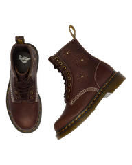 1460 Pascal Flower Grizzly Leather Boots
