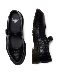 Elphie Mary Jane Emboss Leather Shoes