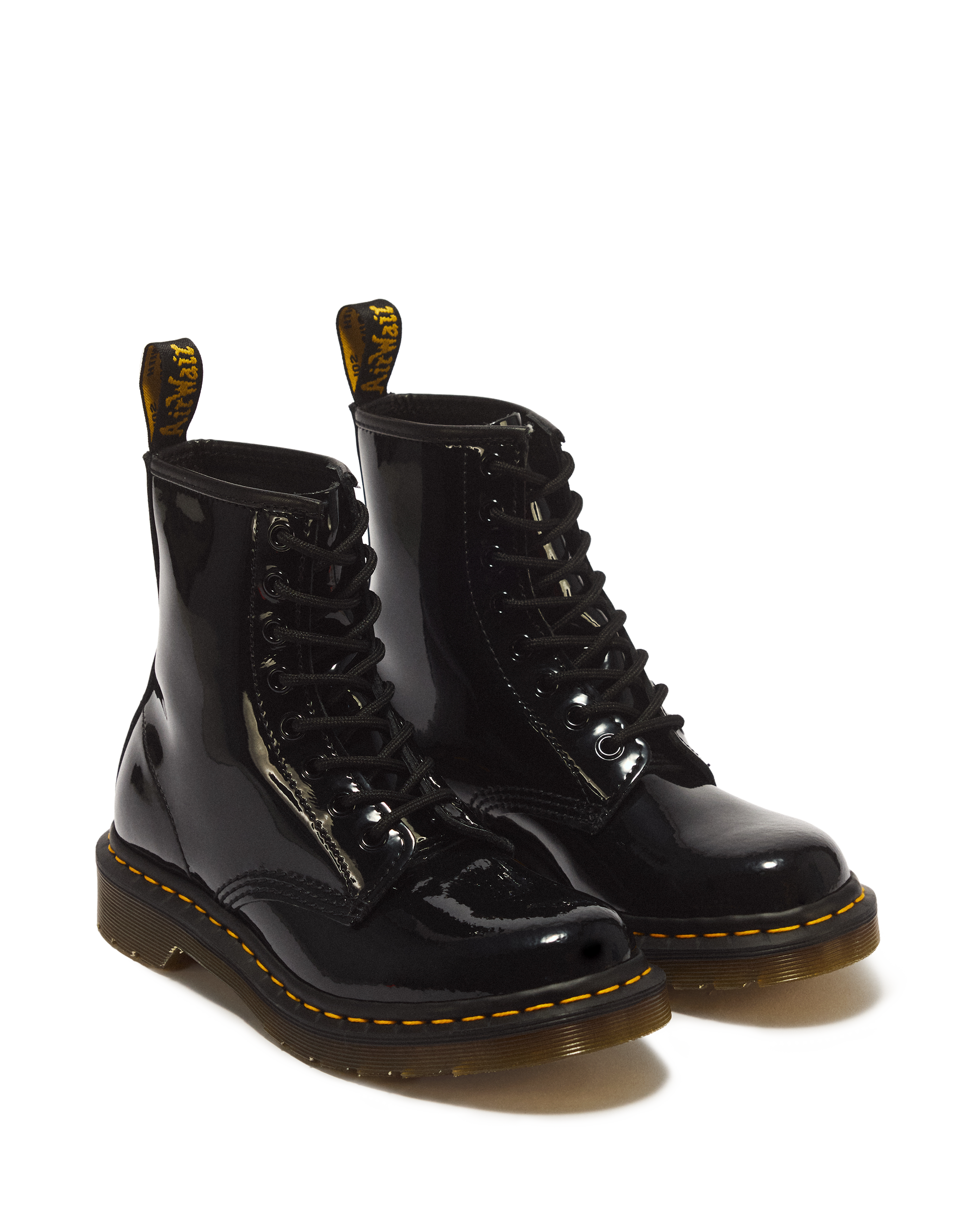 1460 Women's Patent Leather Lace Up Boots