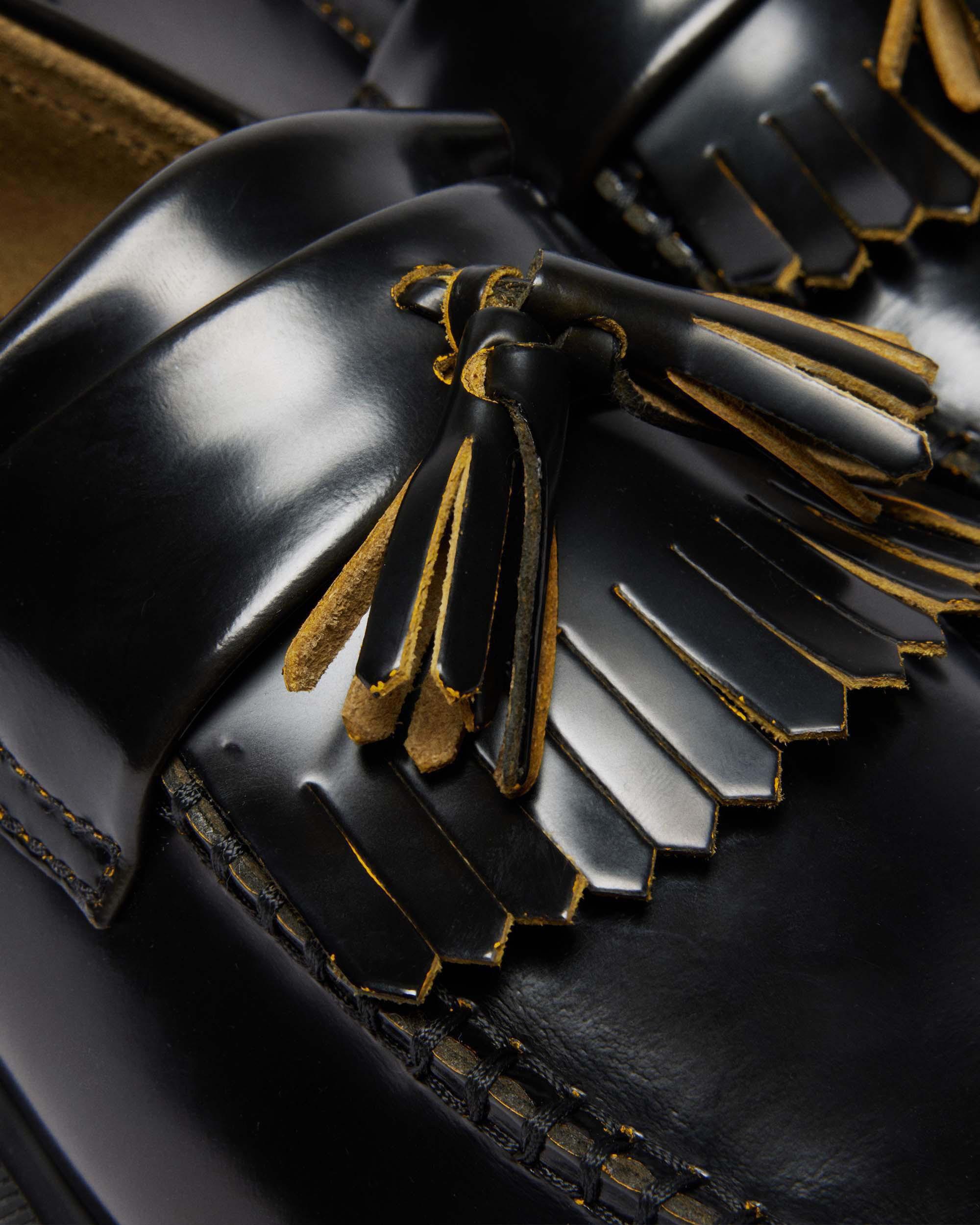 Adrian Tassel Arcadia Rub Off Leather Loafers