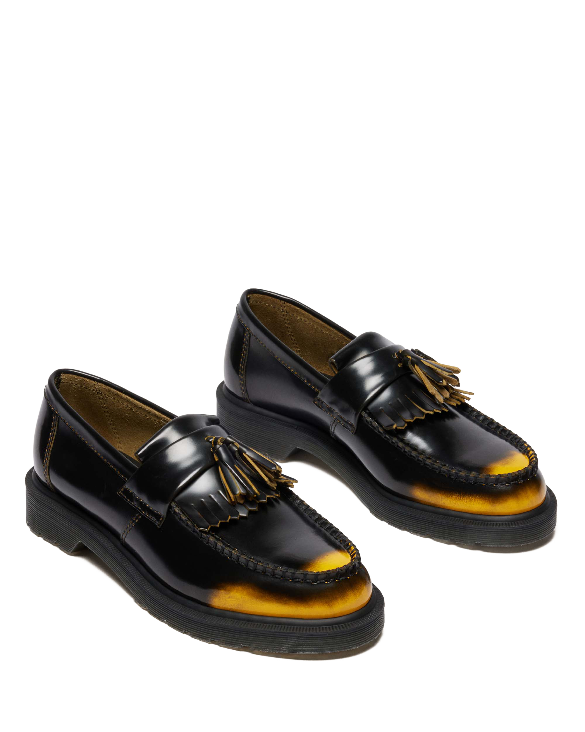 Adrian Tassel Arcadia Rub Off Leather Loafers