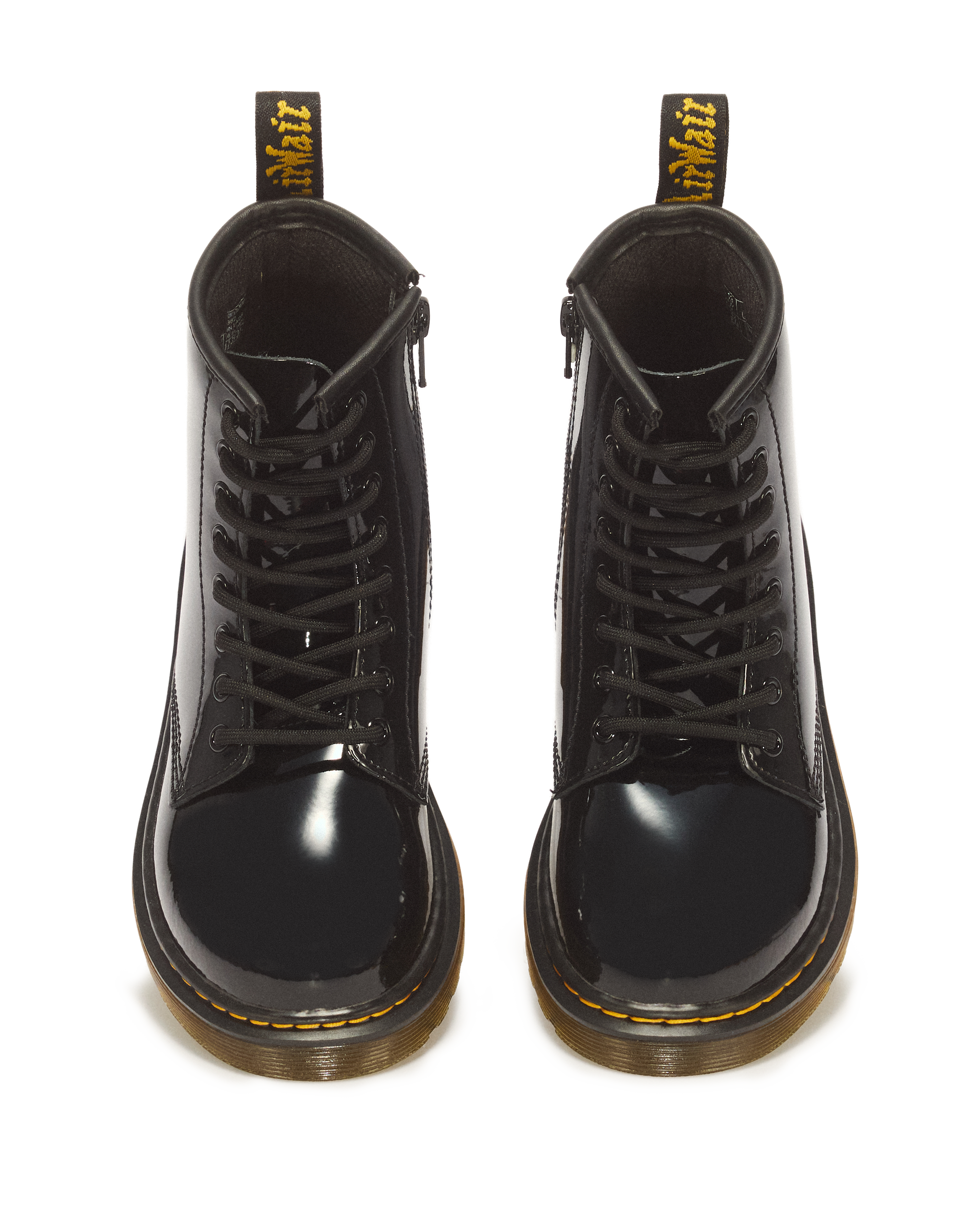 Junior 1460 Patent Leather Lace Up Boots