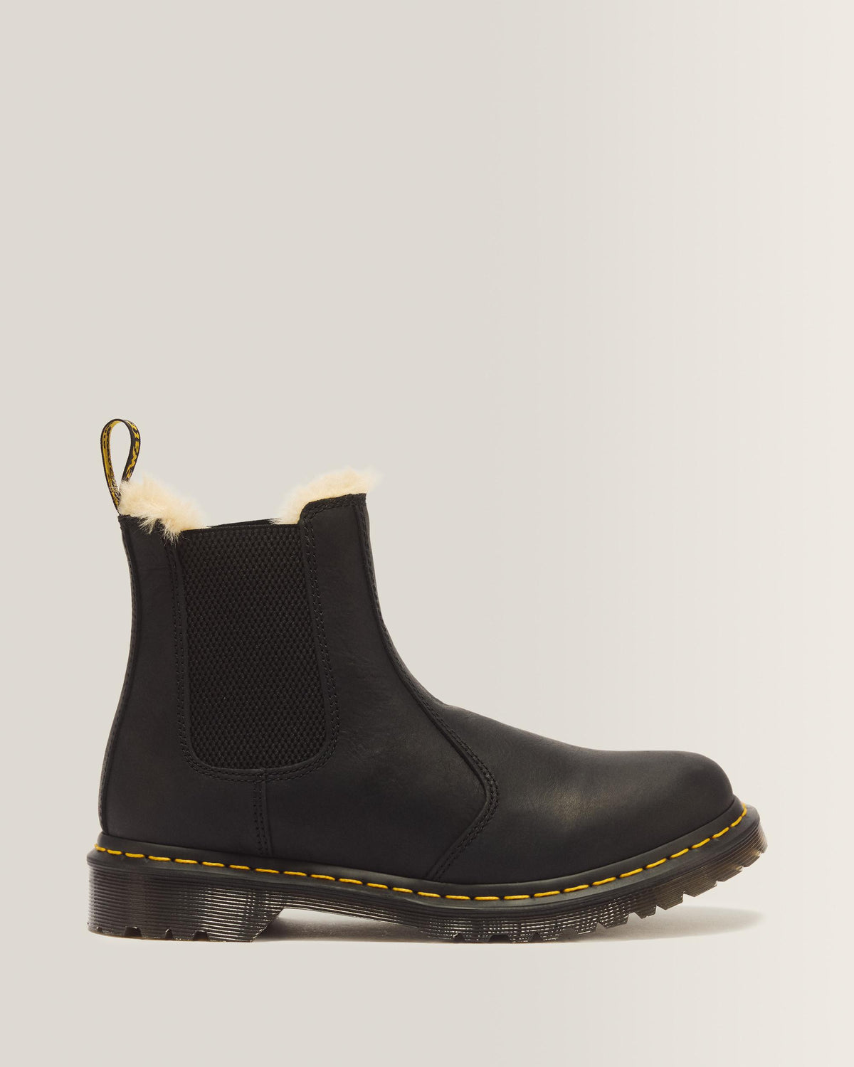 2976 Women's Faux Fur Lined Chelsea Boots