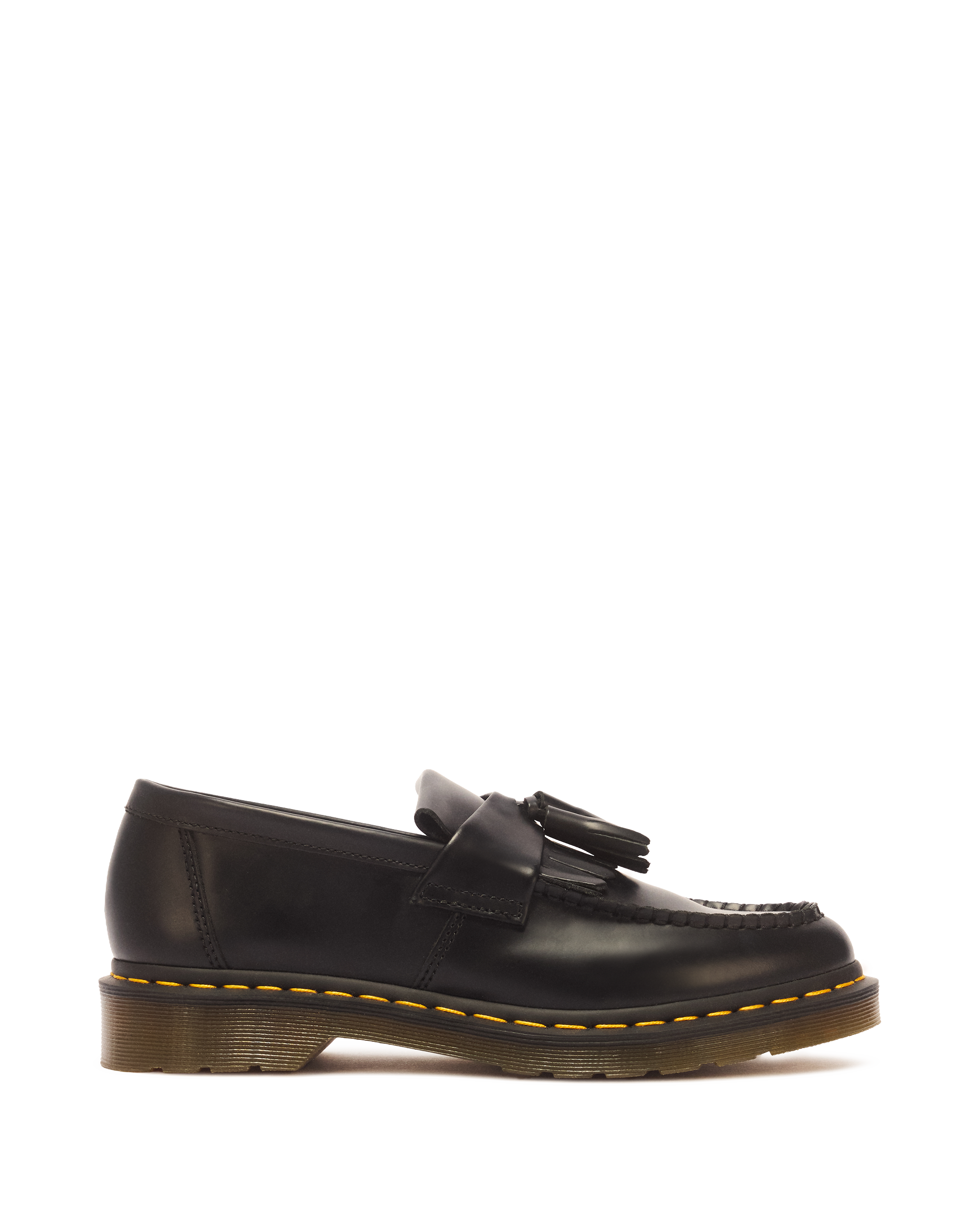 Adrian Yellow Stitch Leather Tassel Loafers