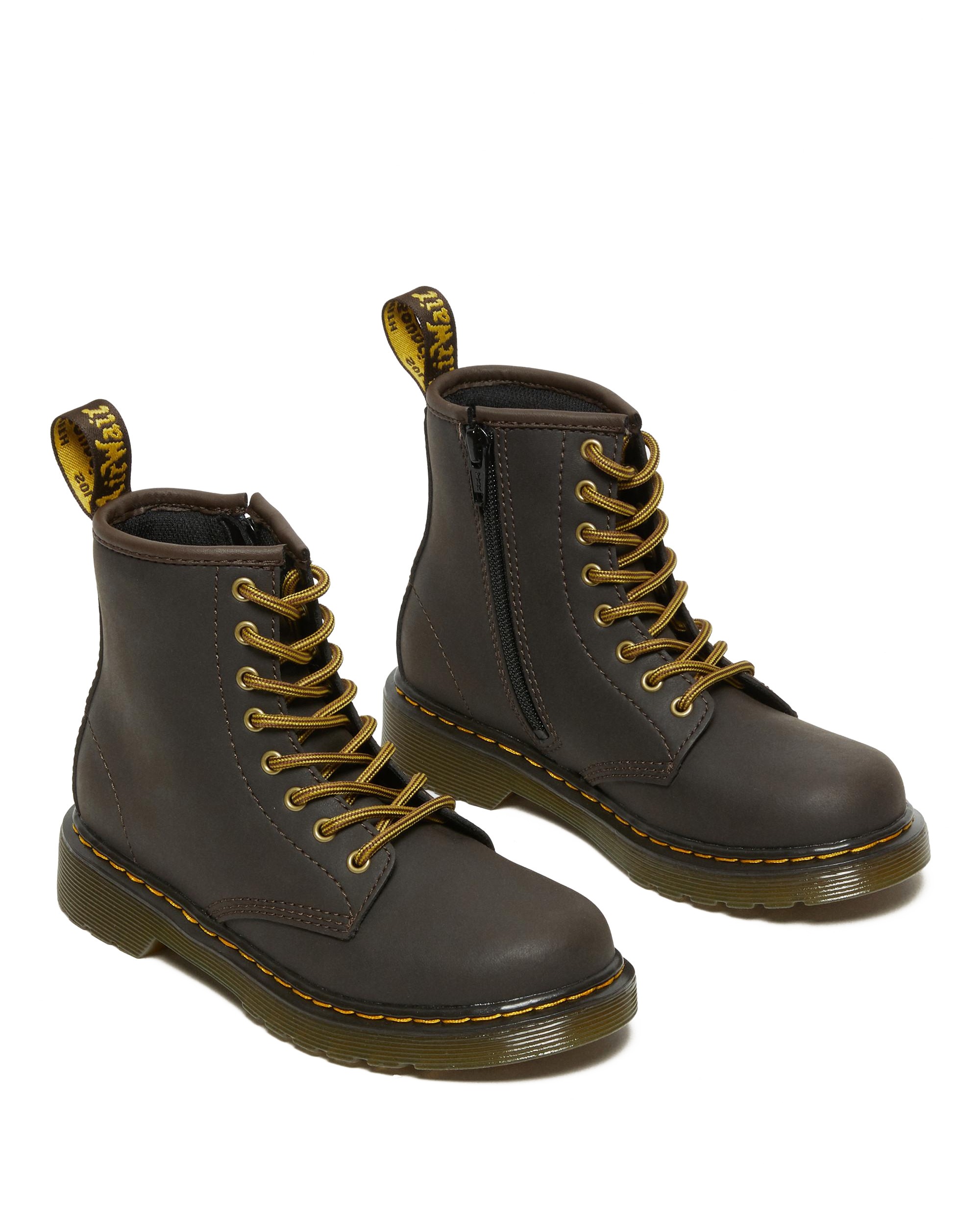 Junior 1460 Wildhorse Leather Lace Up Boots