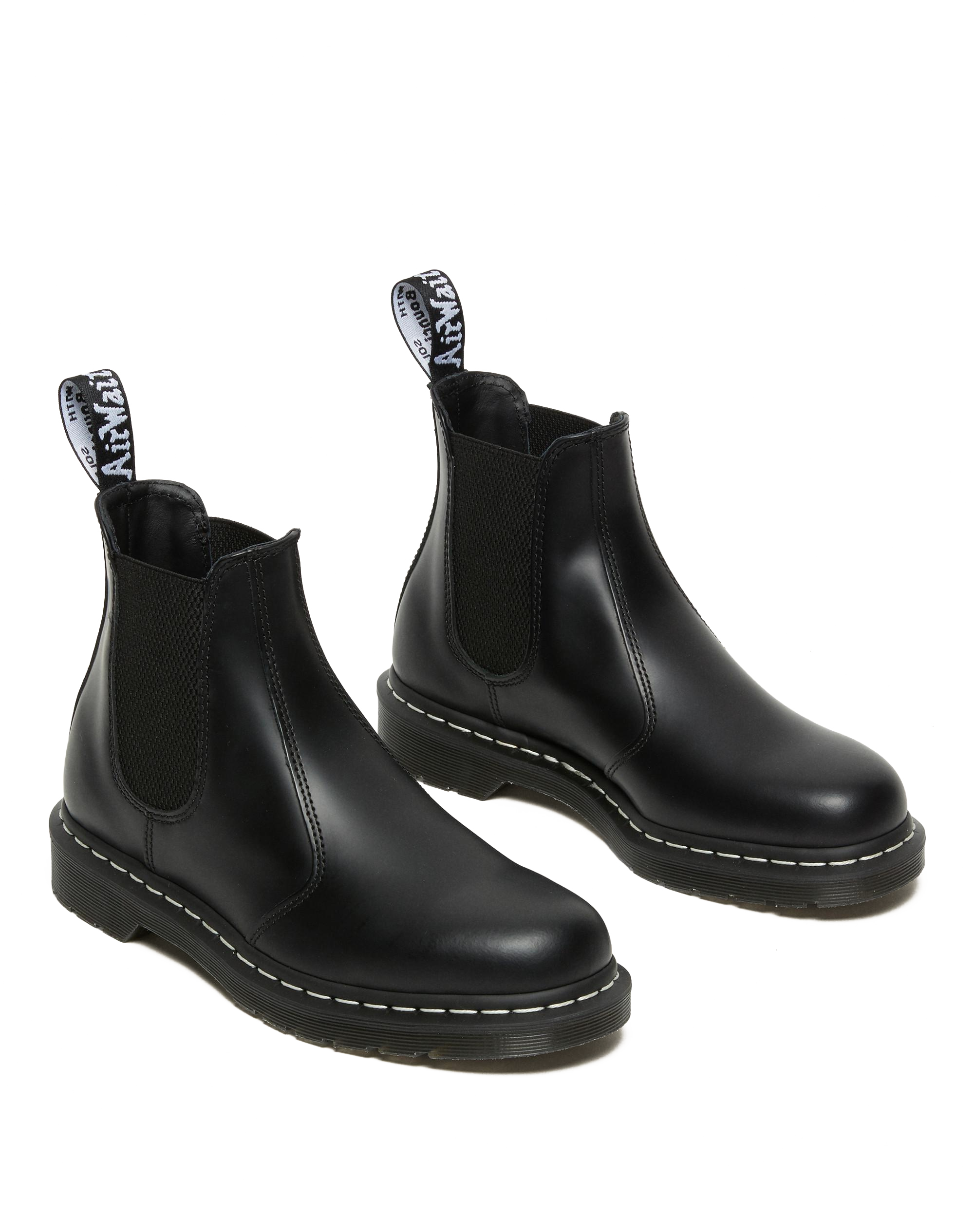 2976 Contrast Leather Chelsea Boots