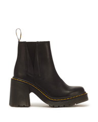 Spence Leather Flared Heel Chelsea Boots