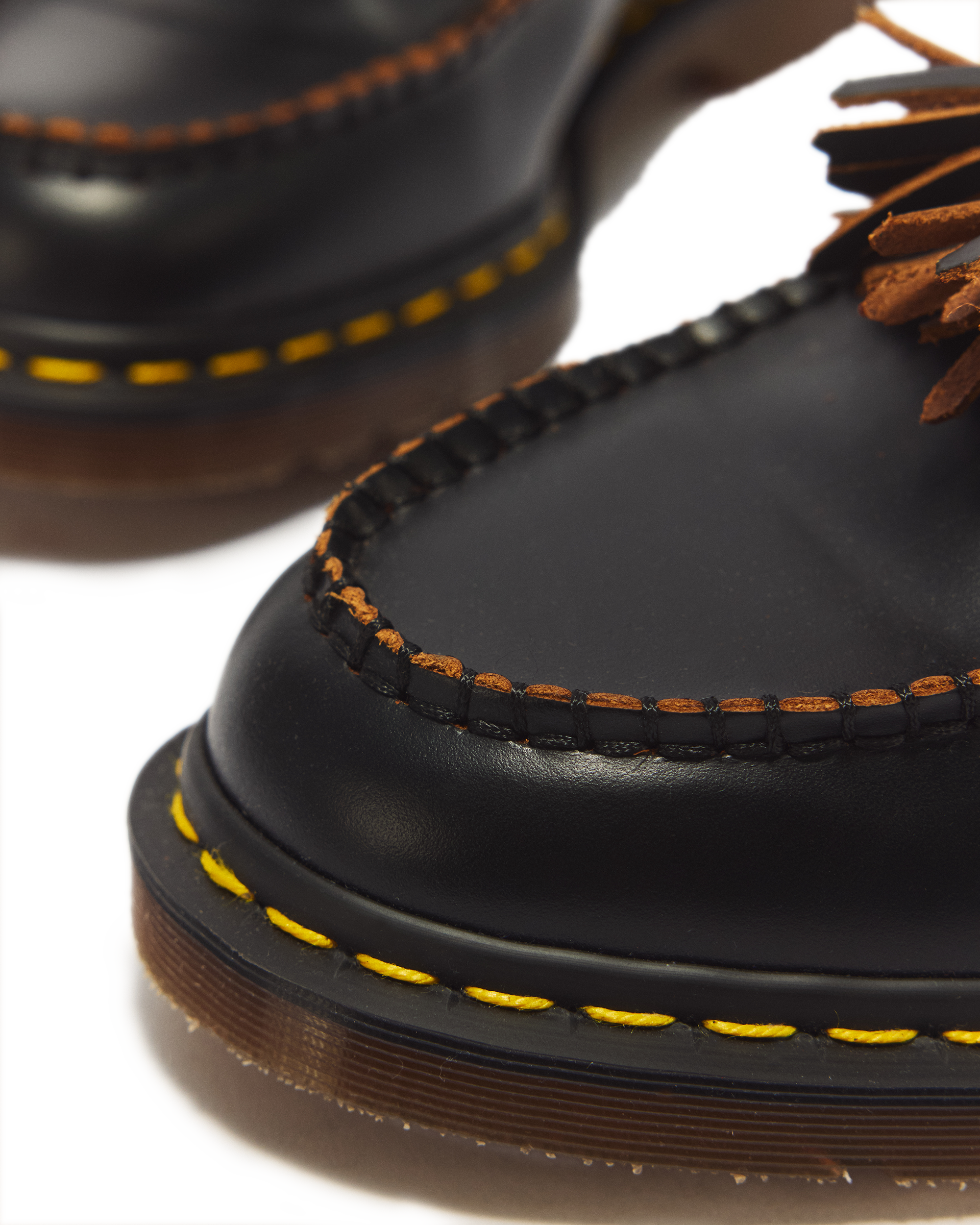 Adrian Made in England Quilon Leather Tassel Loafers