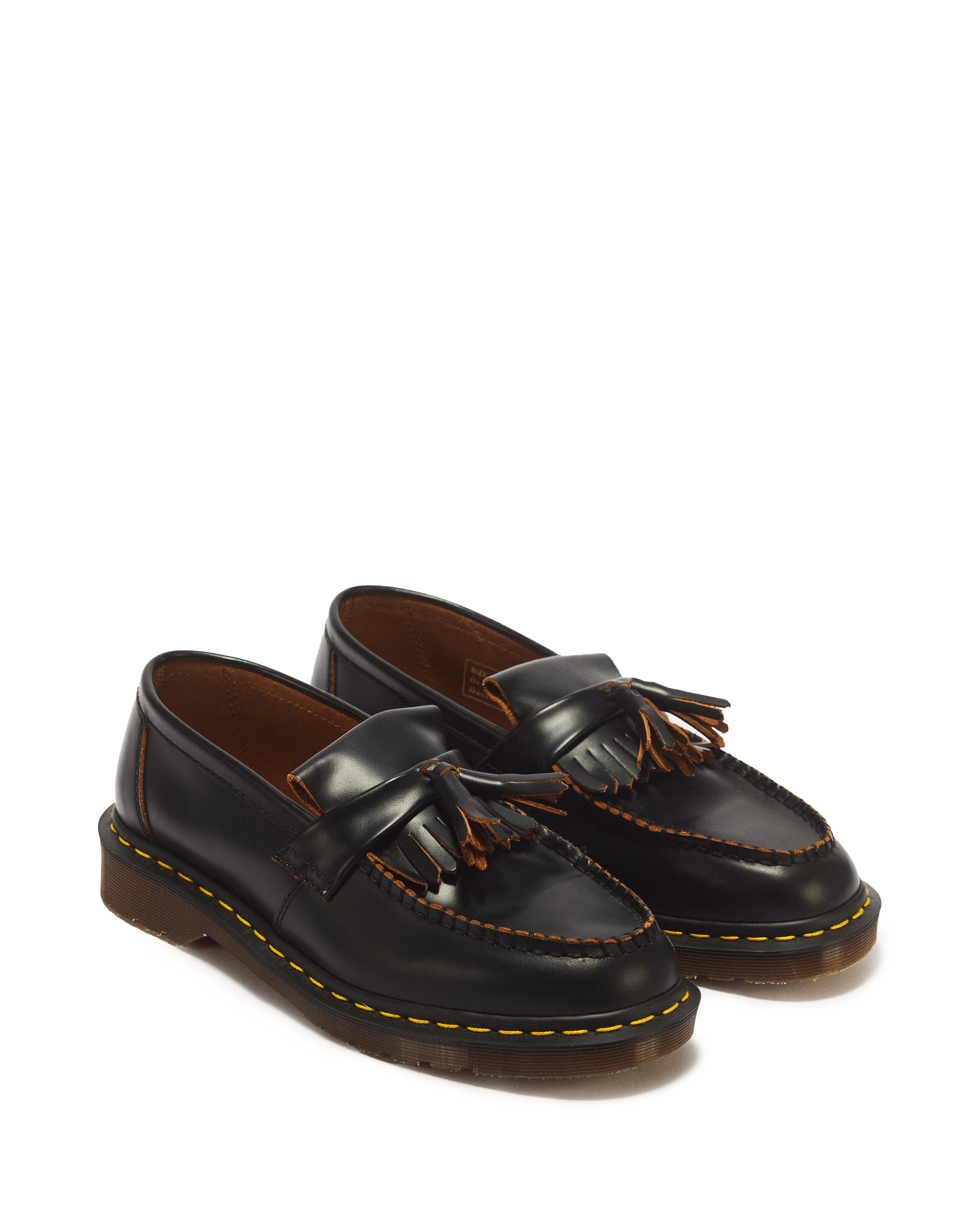 Adrian Made in England Quilon Leather Tassel Loafers