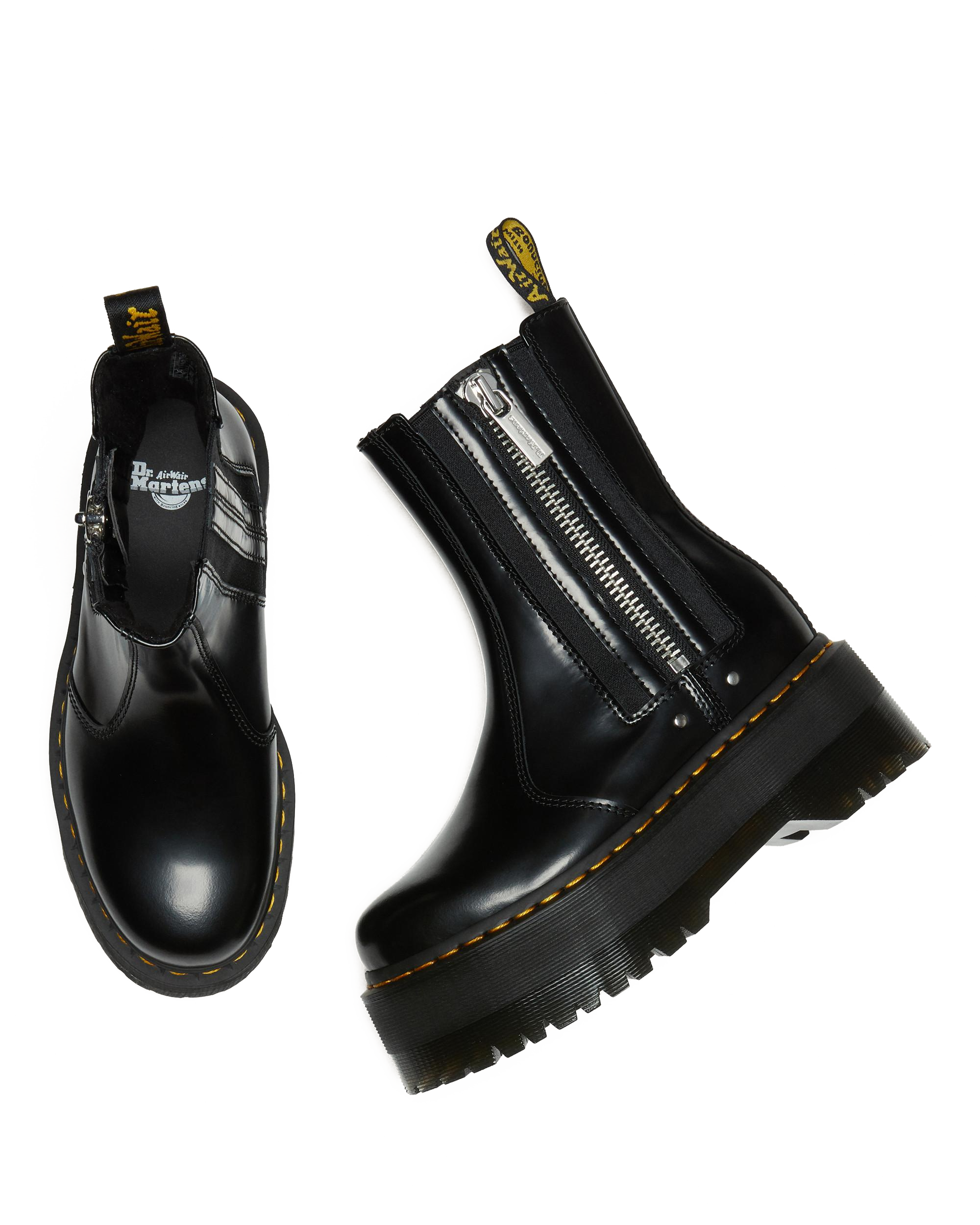 2976 Max Leather Platform Chelsea Boots