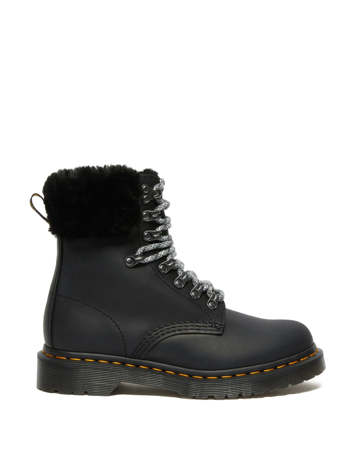 1460 Serena Collar Faux Fur Lined Lace Up Boots