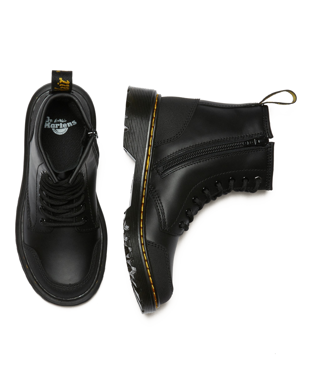 Junior 1460 Overlay Leather Boots