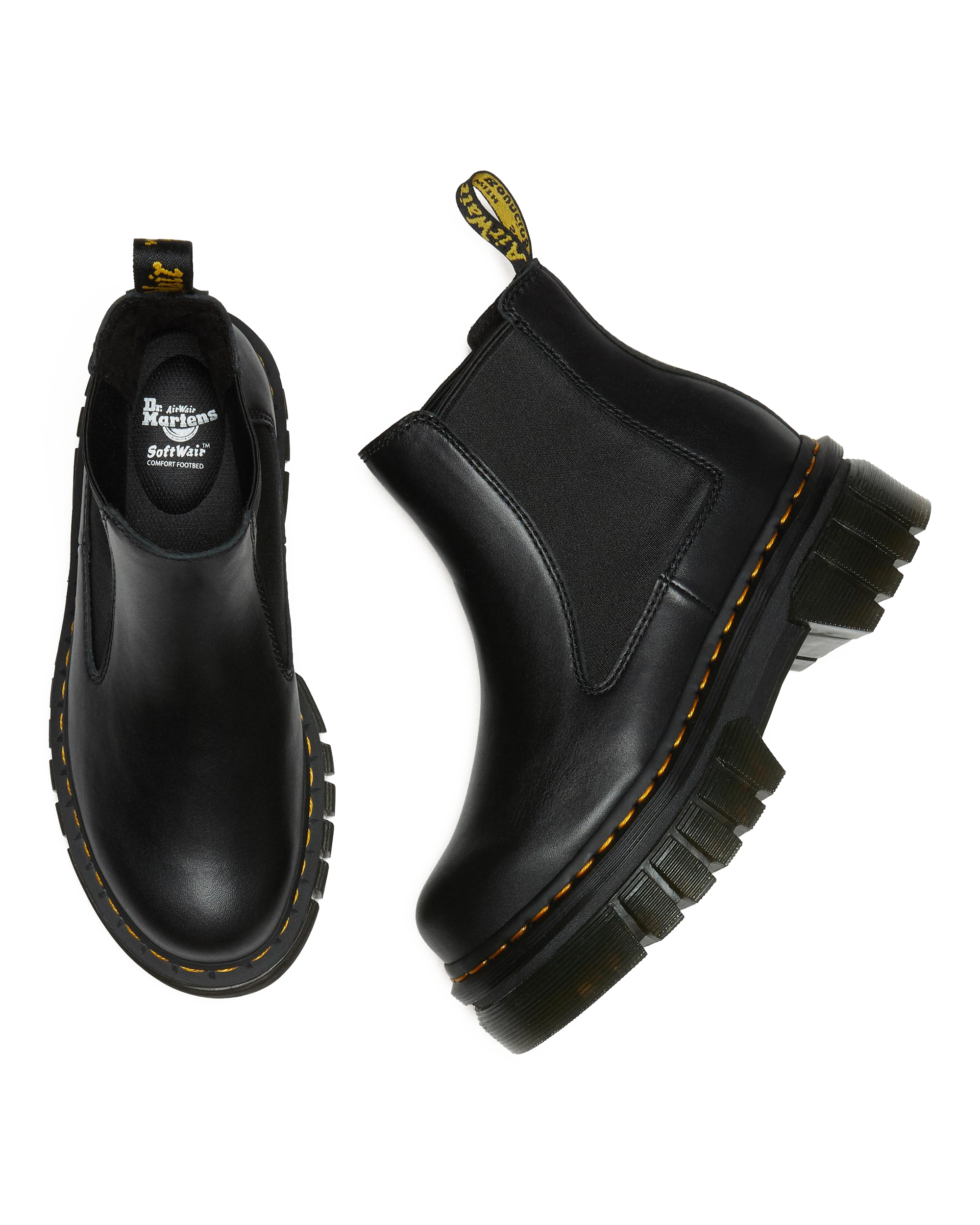 Audrick Nappa Leather Platform Chelsea Boots