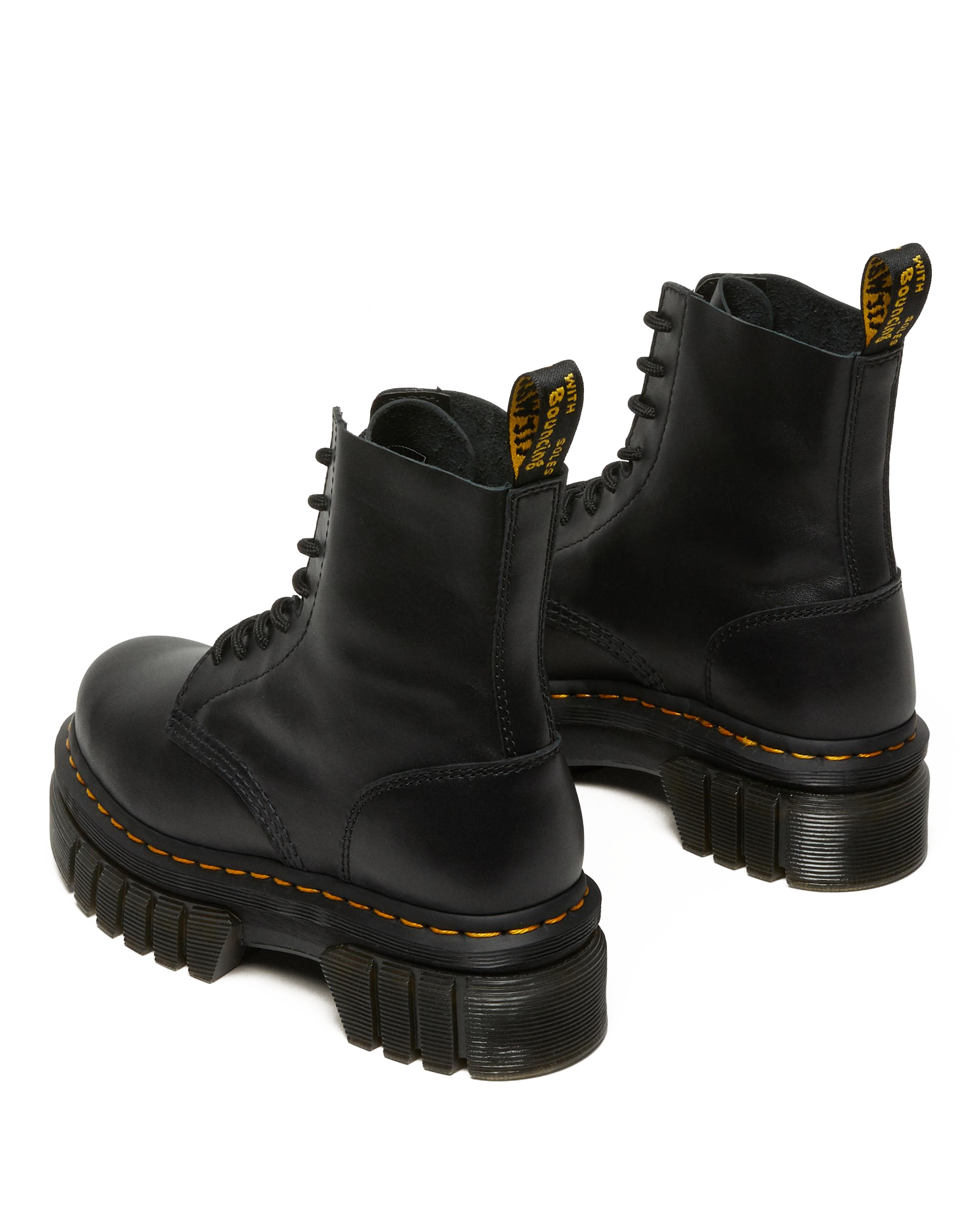 Audrick Nappa Leather Platform Ankle Boots