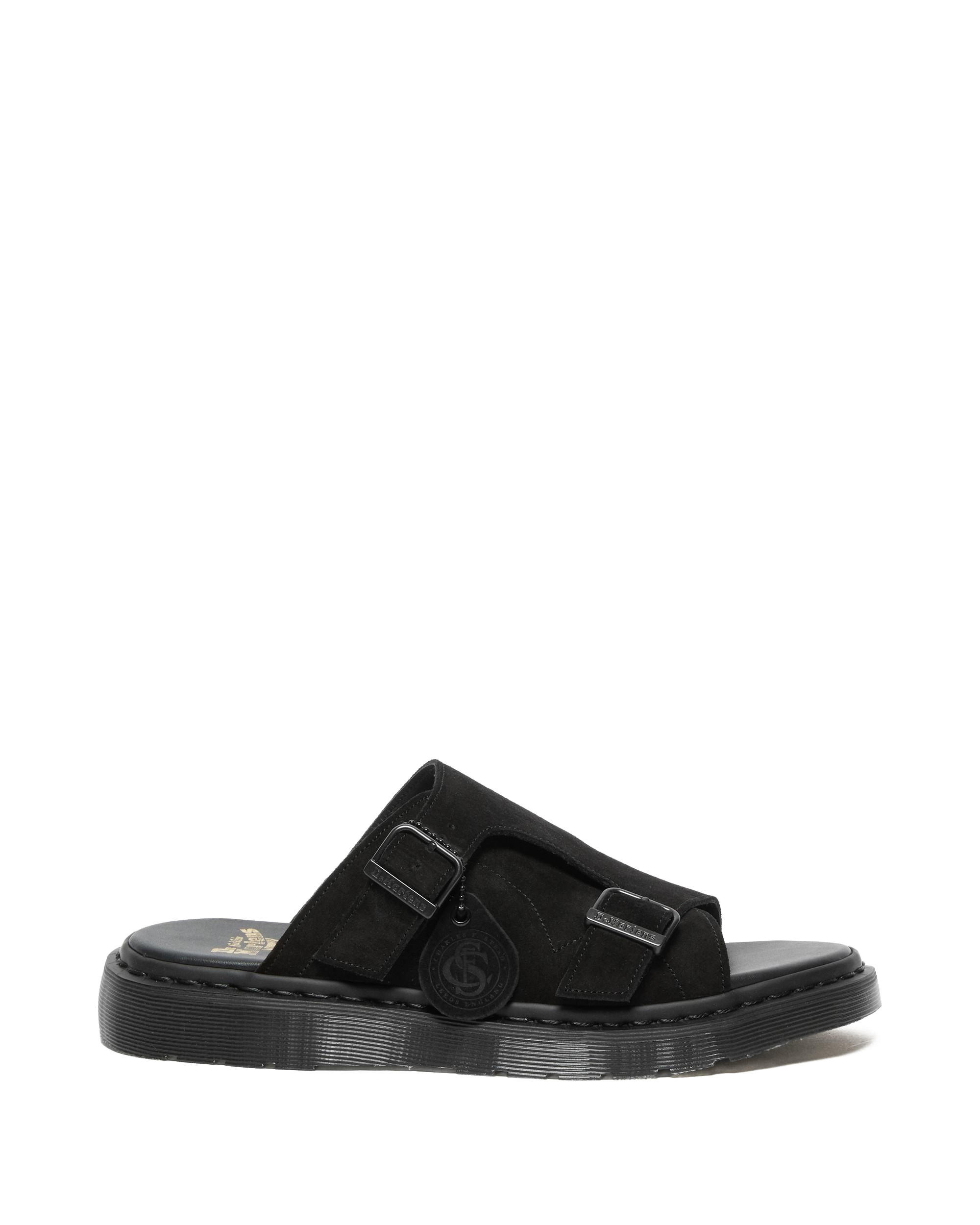 Dayne Made in England Suede Slide Sandals