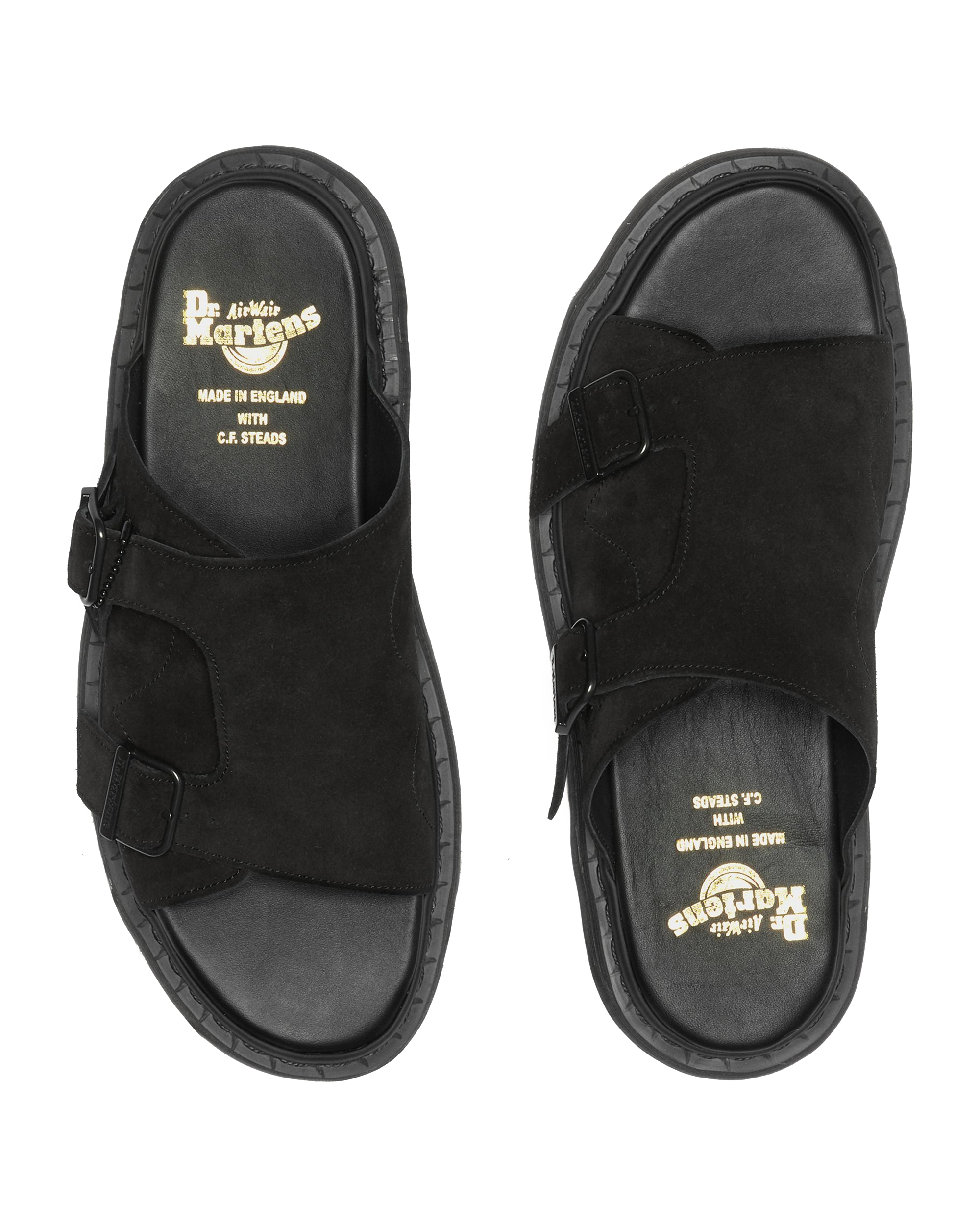 Dayne Made in England Suede Slide Sandals