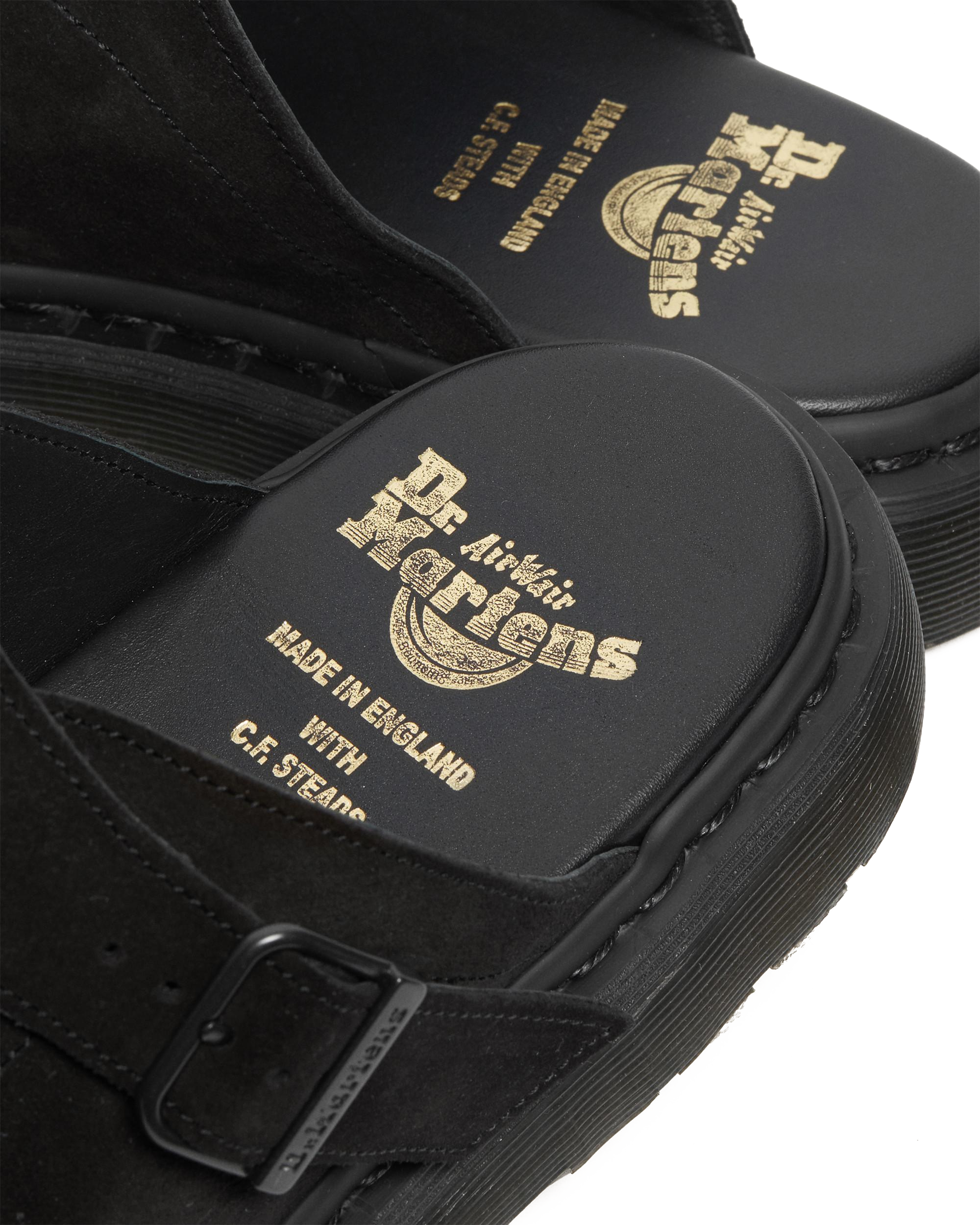 Dayne Made in England Suede Slide Sandals