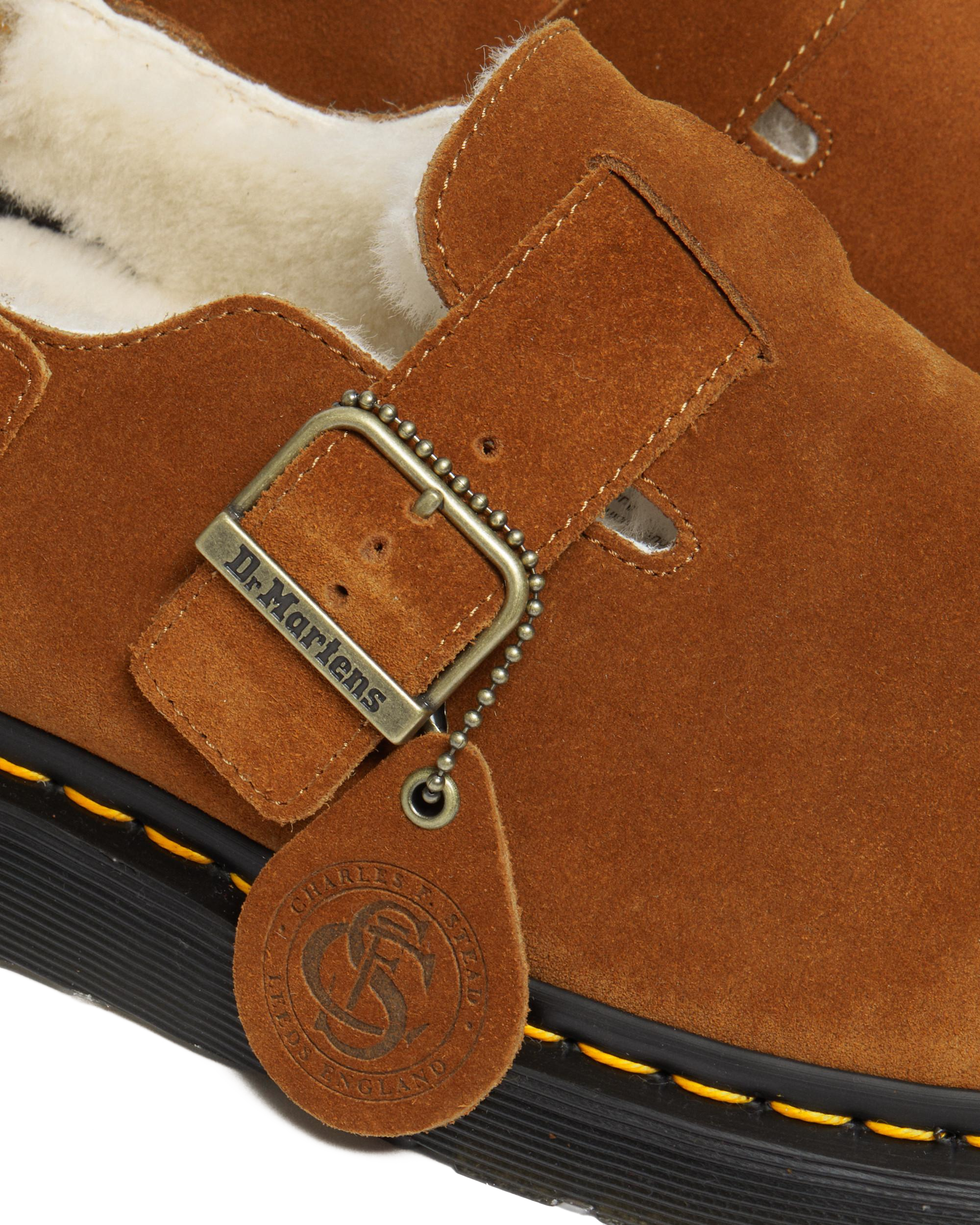 Jorge Made in England Shearling Slingback Mules