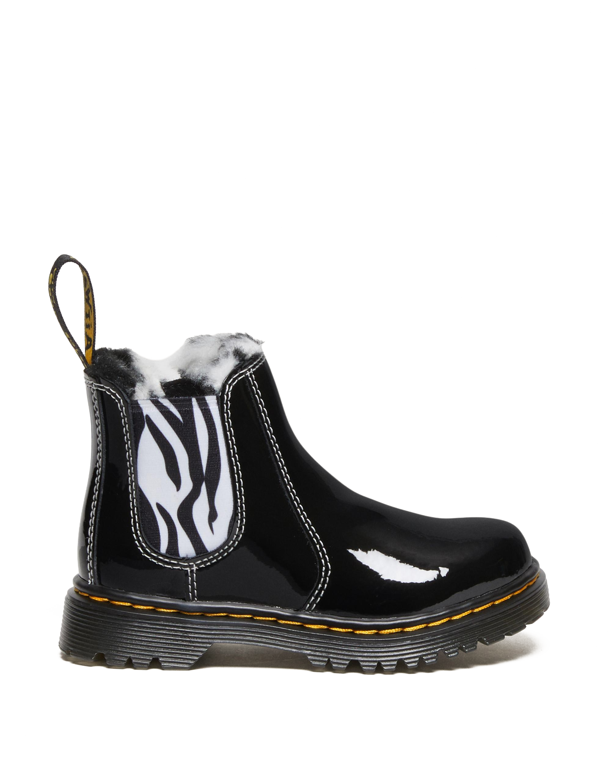 Toddler 2976 Leonore Patent Leather Chelsea Boots