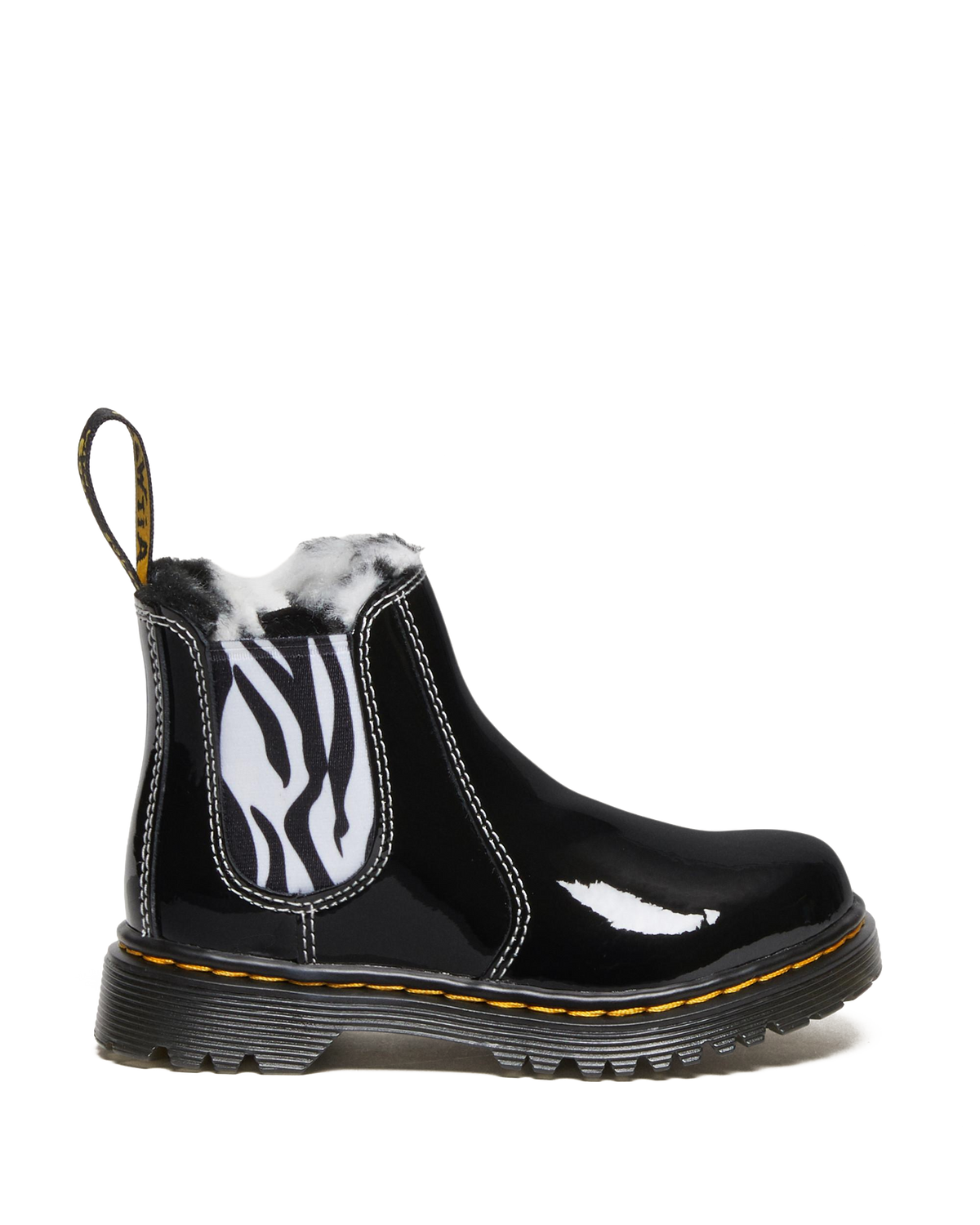 Toddler 2976 Leonore Patent Leather Chelsea Boots