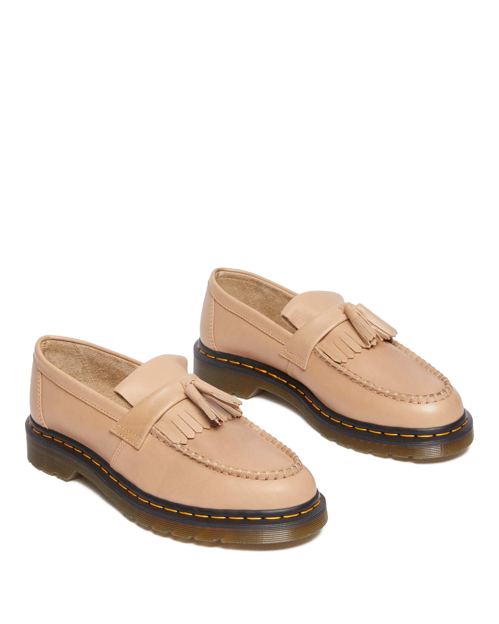 Adrian Carrara Leather Tassel Loafers
