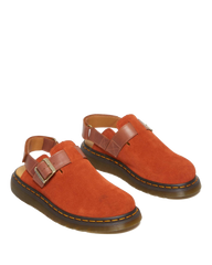 Jorge II Suede & Leather Slingback Mules