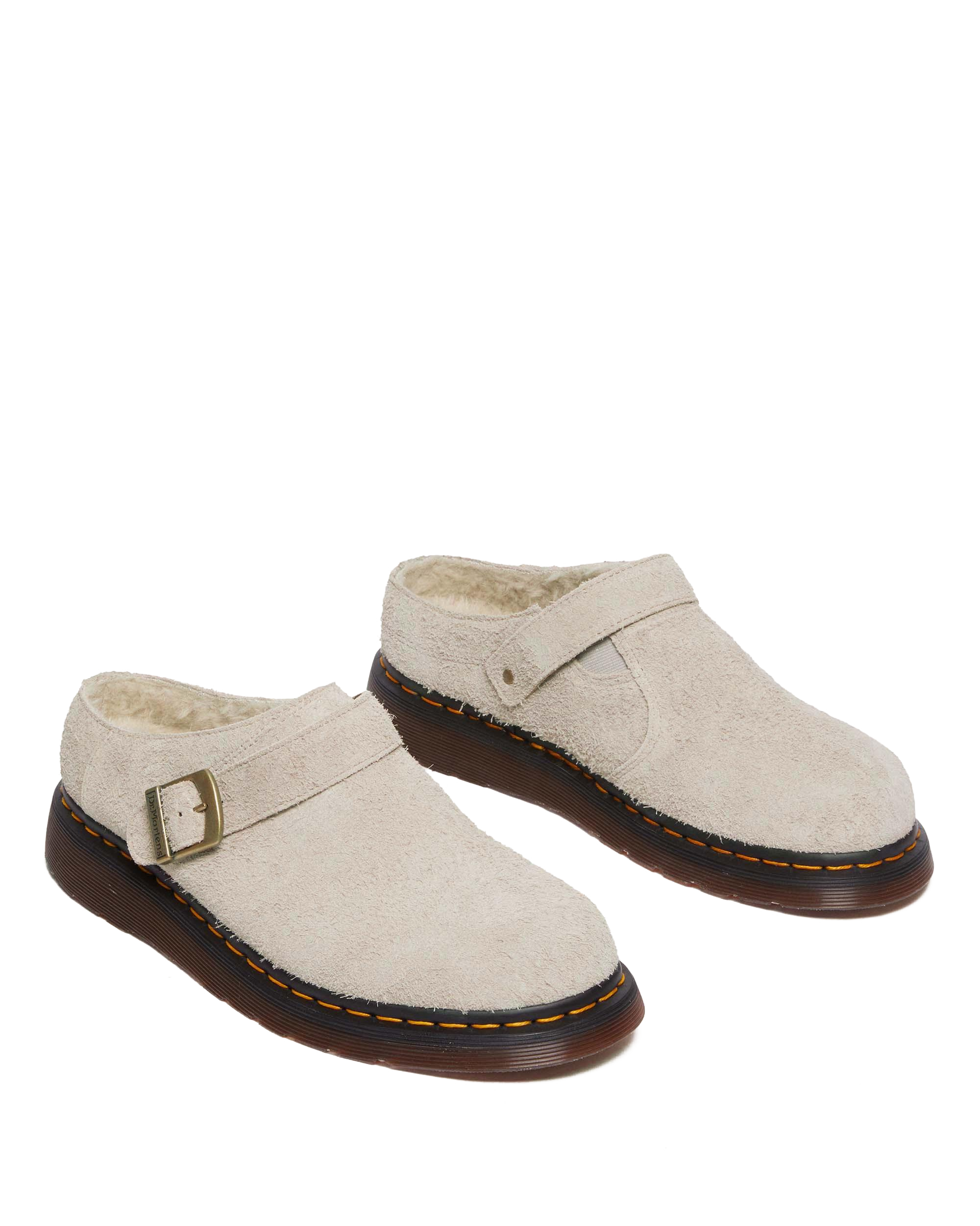 Isham Faux Shearling Lined Suede Slingback Mules