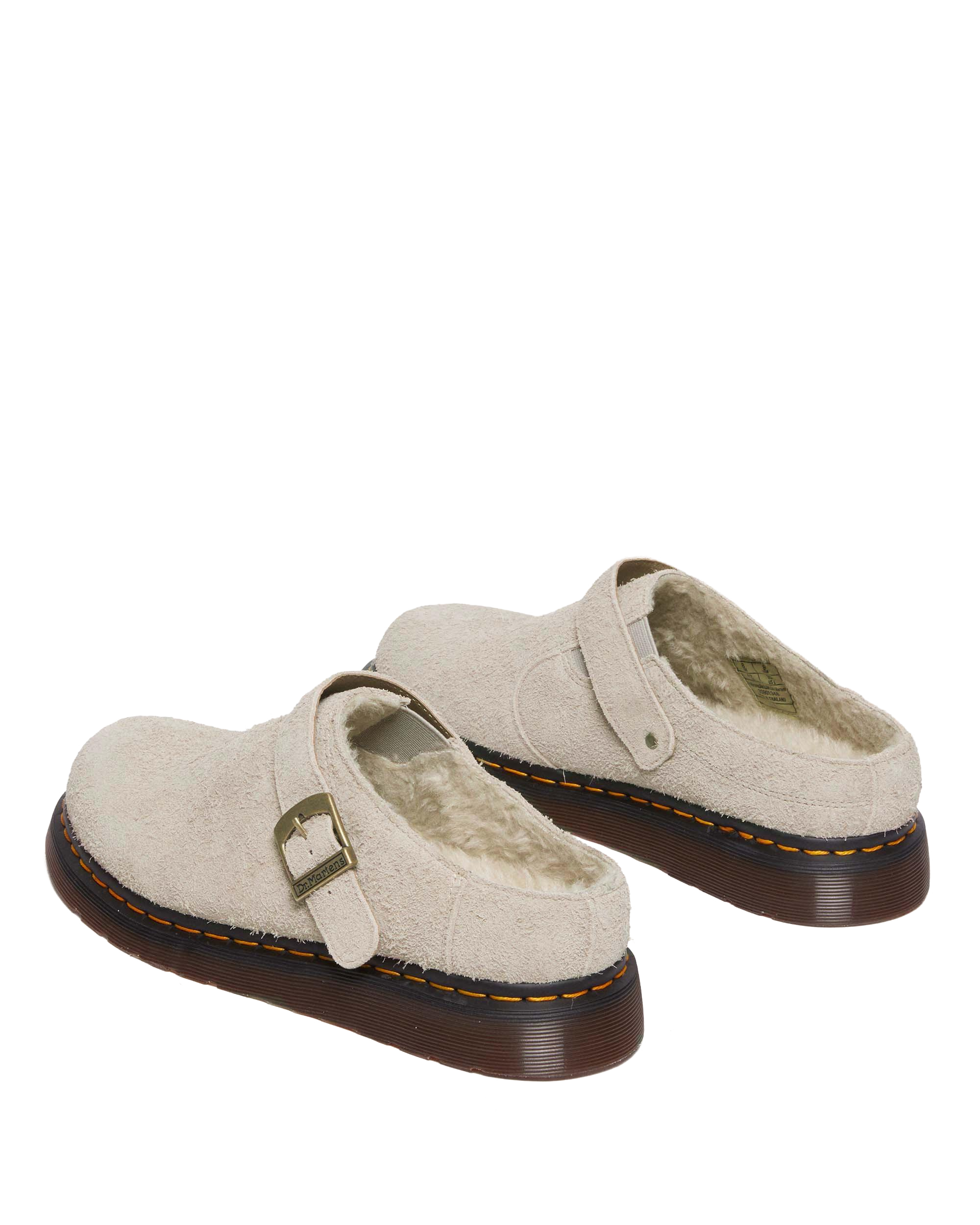 Isham Faux Shearling Lined Suede Slingback Mules