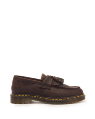 Adrian Crazy Horse Leather Tassel Loafers